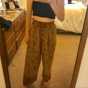 Boho Flowery Pants